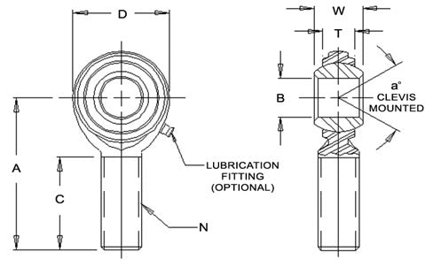 Rod End CM