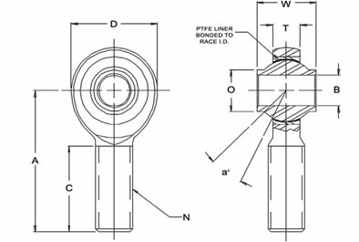 Rod End HRSMX